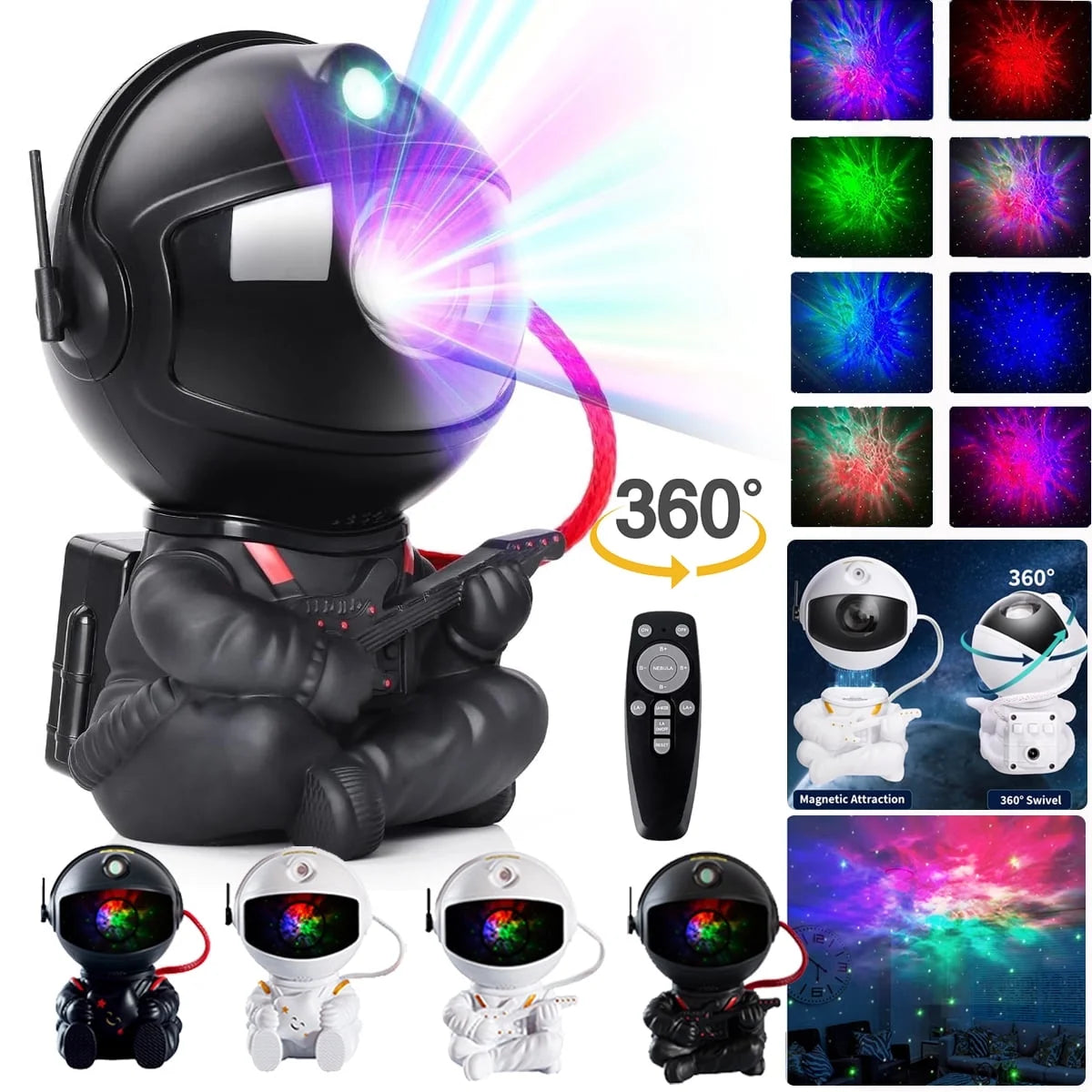 Astronaut Galaxy Star Projector Starry Night Light, Astronaut Light Projector with Nebula,Timer and Remote Control, Bedroom and Ceiling Projector, Christmas Gifts for Children and Adults