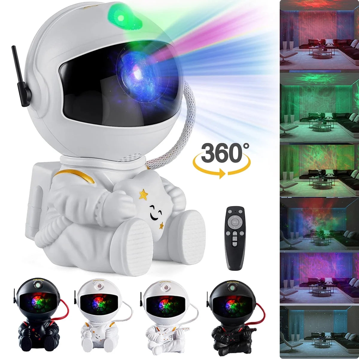 Astronaut Galaxy Star Projector Starry Night Light, Astronaut Light Projector with Nebula,Timer and Remote Control, Bedroom and Ceiling Projector, Christmas Gifts for Children and Adults